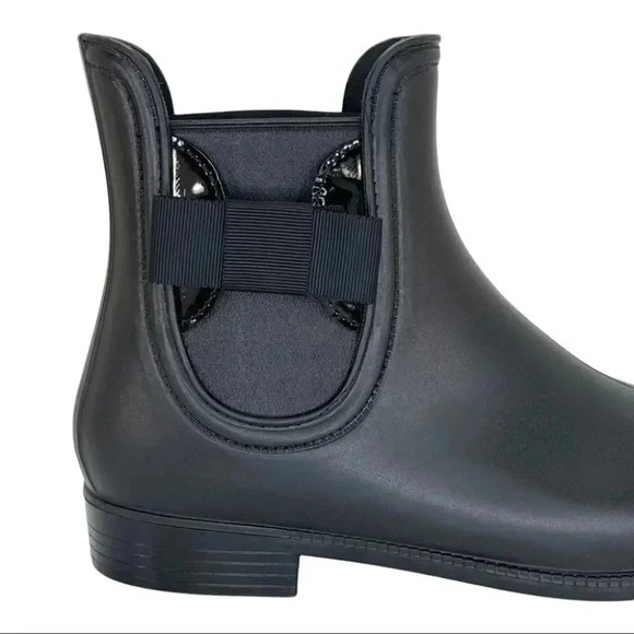 Charter Club Meradeth Black Matte Womens Rain Booties Size 10M - Picture 8 of 14
